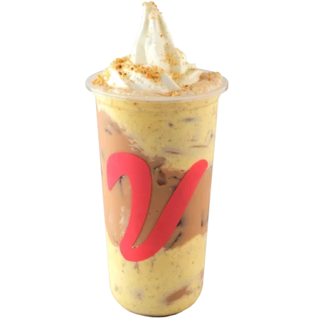 Peach Mango Cheesecake Float